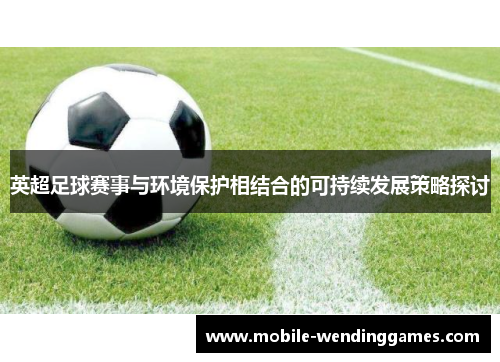 英超足球赛事与环境保护相结合的可持续发展策略探讨